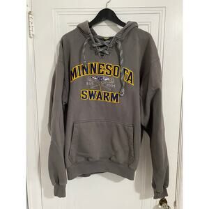 Throwback Minnesota Swarm Lacrosse Hoodie Size Large